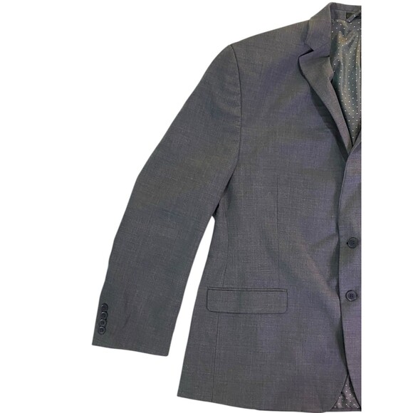 Michael Strahan Collection Mens Blazer Grey 50R Sports Coat Suit Jacket - Picture 3 of 9